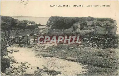 Cartes postales Saint Georges de Didonne Les Rochers a Vallieres