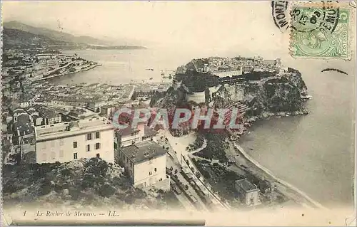 Cartes postales Le Rocher de Monaco