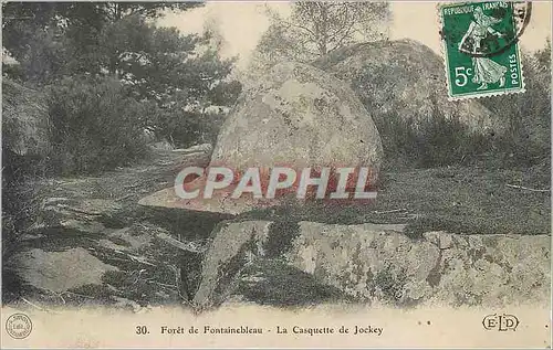 Ansichtskarte AK Foret de Fontainebleau La Casquette de Jockey