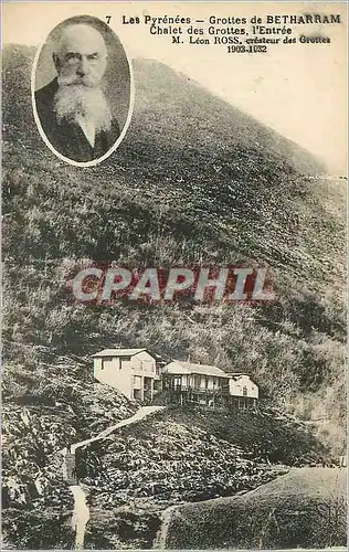 Ansichtskarte AK Grotte de Betharran Les Pyrenees Chalet des Grottes L'Entree Leon Ross createur des grottes