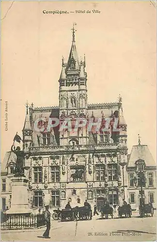 Cartes postales Compiegne Hotel de Ville