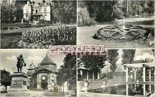 Cartes postales moderne Choisy le Roi Image de France La Mairie La Pendule Rouget de Lisle Le Square