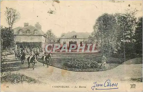 Cartes postales Compiegne Le Haras Militaria