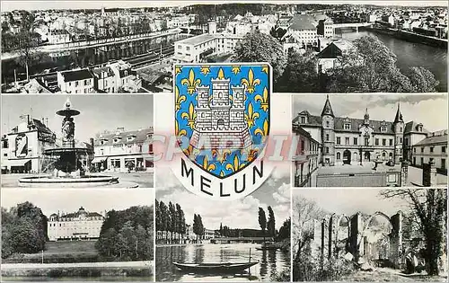 Cartes postales moderne Melun et ses Environs (Seine et Marne) Panorama sur la Ville