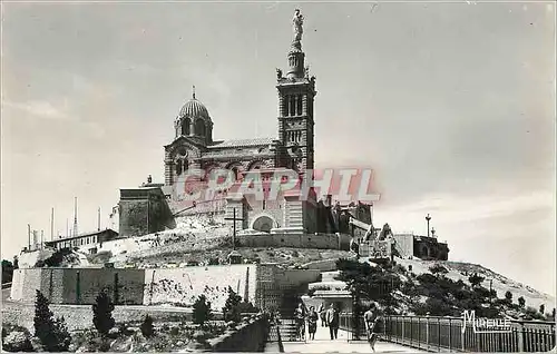 Moderne Karte Marseille (B du R) Notre Dame de la Garde