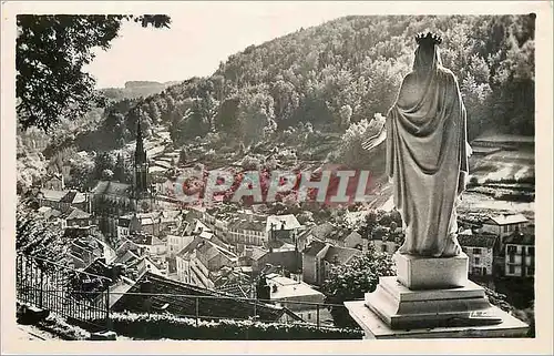 Cartes postales moderne Plombieres les Bains La Vierge Dominant la Ville