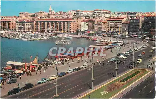 Cartes postales moderne Marseille Quai des Belges et Quai du Port