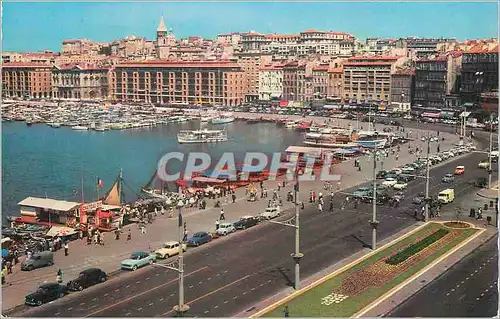 Moderne Karte Marseille Quai des Belges et Quai du Port