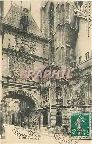 Cartes postales Rouen La Grosse Horloge