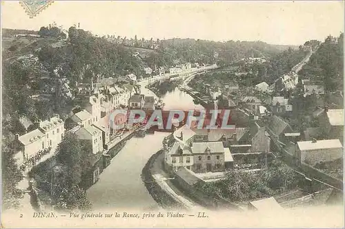 Cartes postales Dinan Vue Generale sur la Rance prise du Viaduc