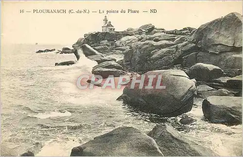 Cartes postales Ploumanach (C du N) La Pointe du Phare