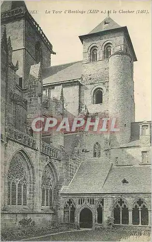 Cartes postales La Tour d'Hastings (XIIIe S) et le Clocher