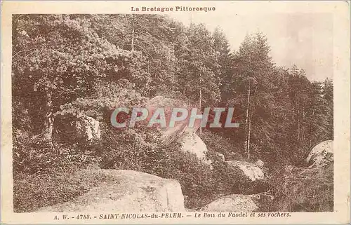 Cartes postales Saint Nicolas du Pelen La Bretagne Pittoresque Le Boiset ses Rochers