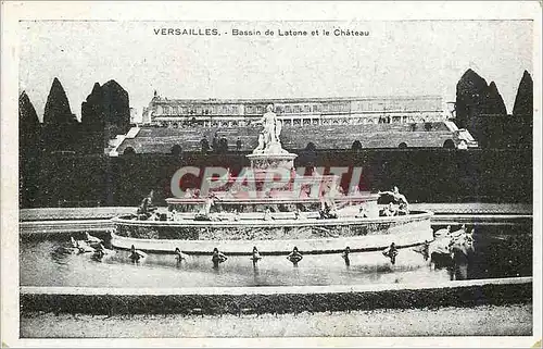 Ansichtskarte AK Versailles Bassin de Latone et le Chateau