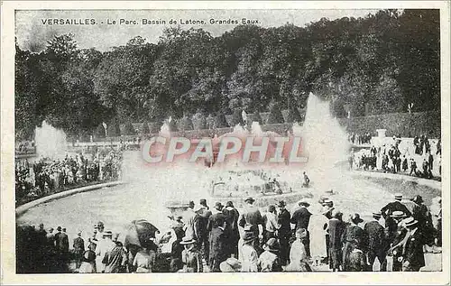 Cartes postales Versailles Le Parc Bassin de Latone Grande Eaux