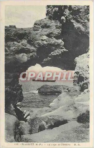 Cartes postales Biarritz (B P) La Loge de Theatre