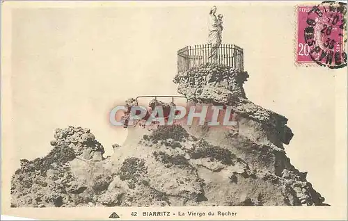 Cartes postales Biarritz La Vierge du Rocher