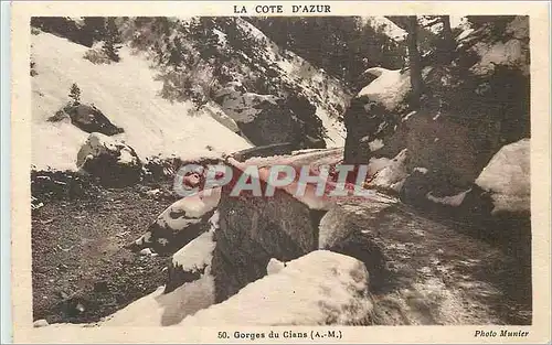 Cartes postales Gorges du Cians (A M) La Cote d'Azur