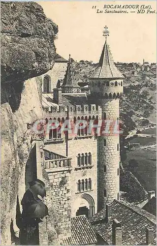 Ansichtskarte AK Rocamadour (Lot) Les Sanctuaires