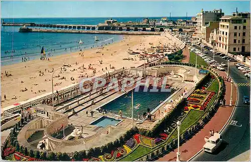 Cartes postales moderne Les Sables d'Olonne (Vendee) La Piscine et les Jetees