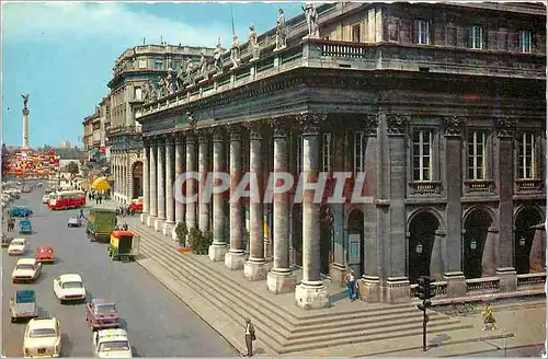 Moderne Karte Bordeaux Colonnade du Grand Theatre Le Cours du 30 Juillet