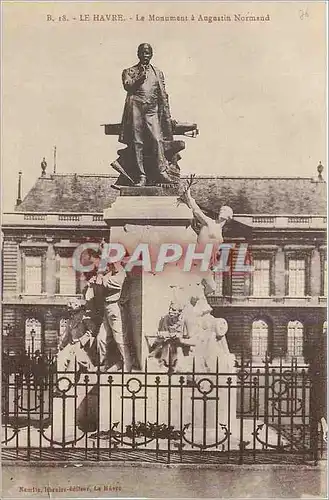 Cartes postales Le Havre Le Monument a Augustin Normand