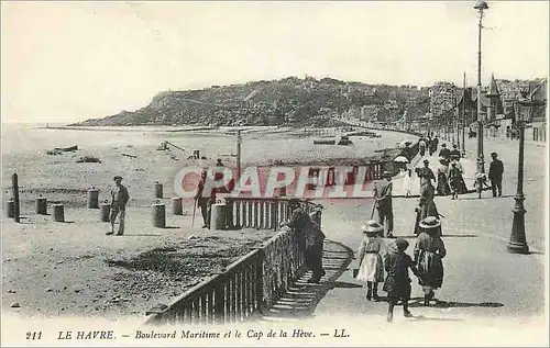 Cartes postales Le Havre Boulevard Maritime et le Cap de Heve