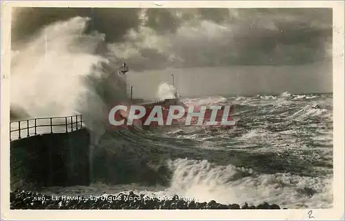 Cartes postales moderne Le Havre La Digue Nord Phare