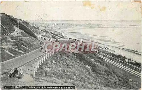 Cartes postales Le Havre Le Boulevard du President Felix Faure