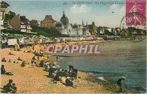 Cartes postales Le Havre La Plage et Le Casino