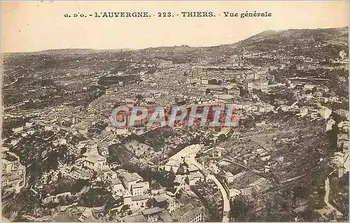 Cartes postales Thiers L'Auvergne Vue Generale