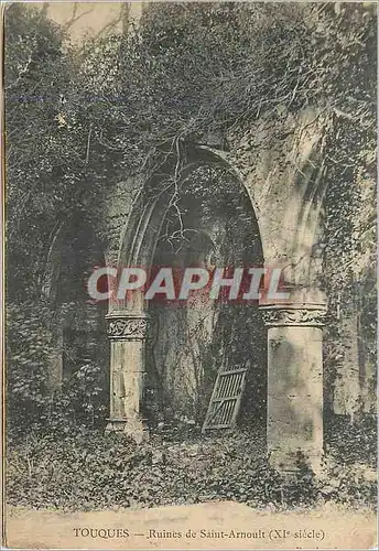 Cartes postales Touques Ruines de Saint Arnoult (XIe Siecle)
