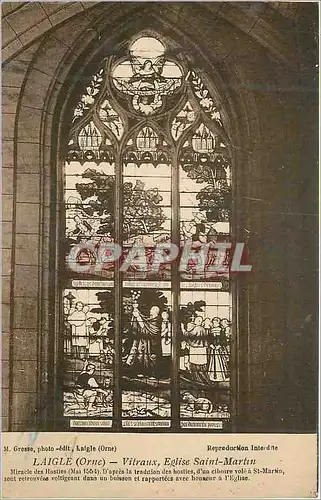 Cartes postales Laigle (Orne) Vitraux Eglise Saint Martin