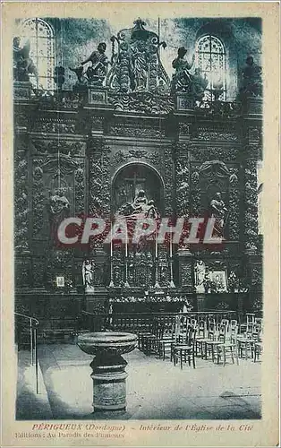 Cartes postales Perigueux (Dordogne) Interieur de l'Eglise de la Cite