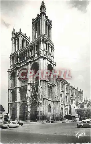 Moderne Karte Mantes la Jolie (S et O) La Collegiale Notre Dame