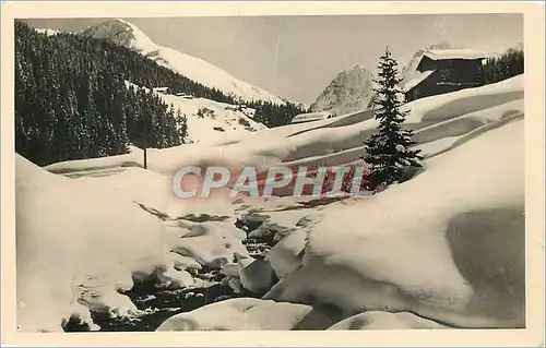 Cartes postales moderne Paysages des Alpes en Hiver