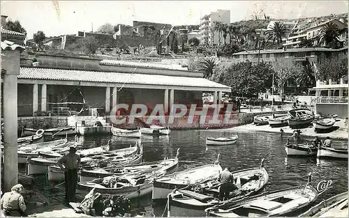 Cartes postales moderne Villefranche sur Mer Un Coin du Port La Citadelle et le Fort du Mont Alban Bateaux