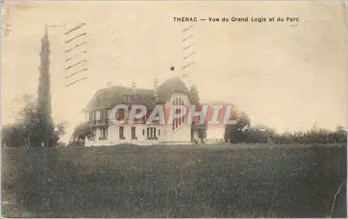 Cartes postales Thenac Vue du Grand Logis et du Parc