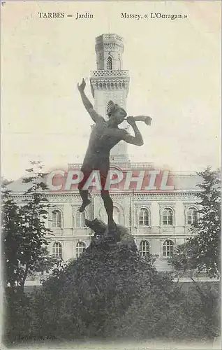 Cartes postales Tarbes Jardin Massey l'Ouragan