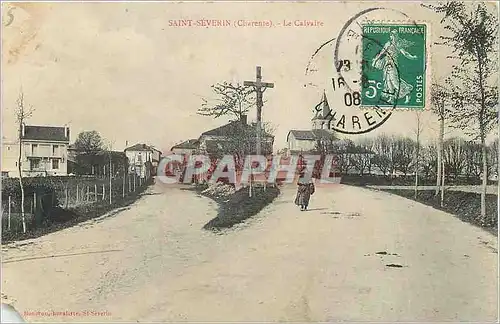 Cartes postales Saint Severin (Charente) Le Calvaire