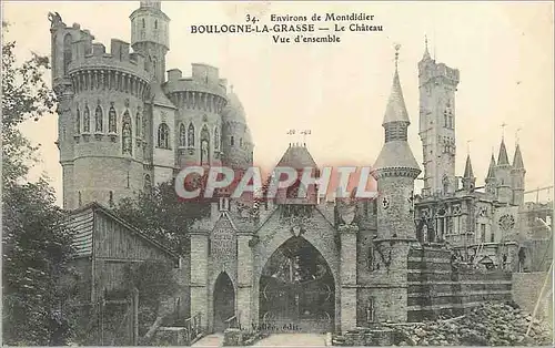 Cartes postales Boulogne la Grasse Environs de Montdidier Le Chateau Vue d'Ensemble