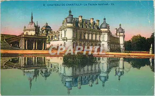 Cartes postales Chateau de Chantilly La Facade Nord Est