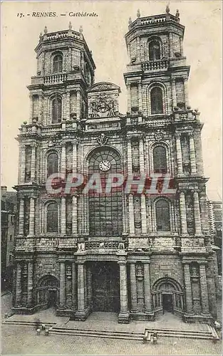 Cartes postales Rennes Cathedrale