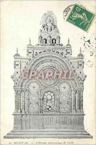Cartes postales Beauvais L'Horloge Astronomique de Verite
