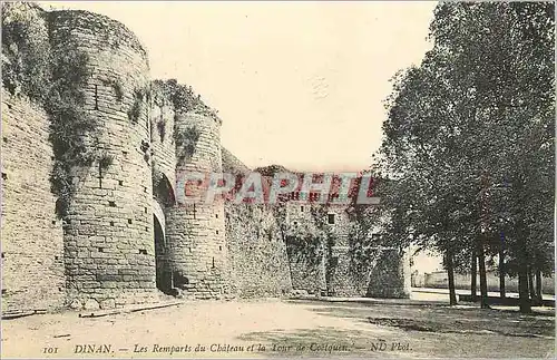 Cartes postales Dinan Les Remparts du Chateau et la Tour