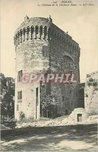 Cartes postales Dinan Le Chateau de la Duchesse Anne