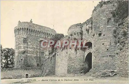 Cartes postales Dinan Ancine Chateau de la Duchesse Anne