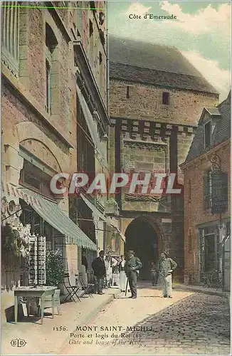 Cartes postales Mont Saint Michel Porte et Logis du Roi