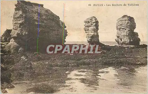 Cartes postales Royan Les Rochers de Vallieres