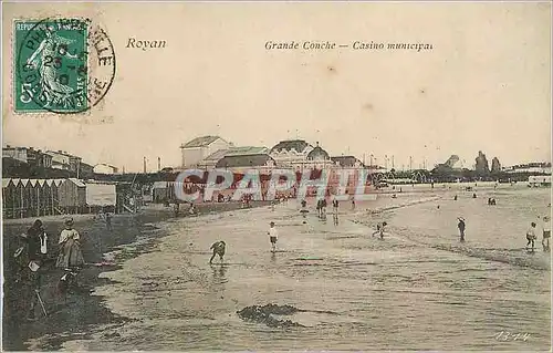 Cartes postales Royan Grande Conche Casino Municipale